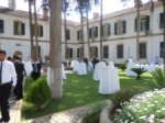 Court of Nicosia - waiting for the guests
